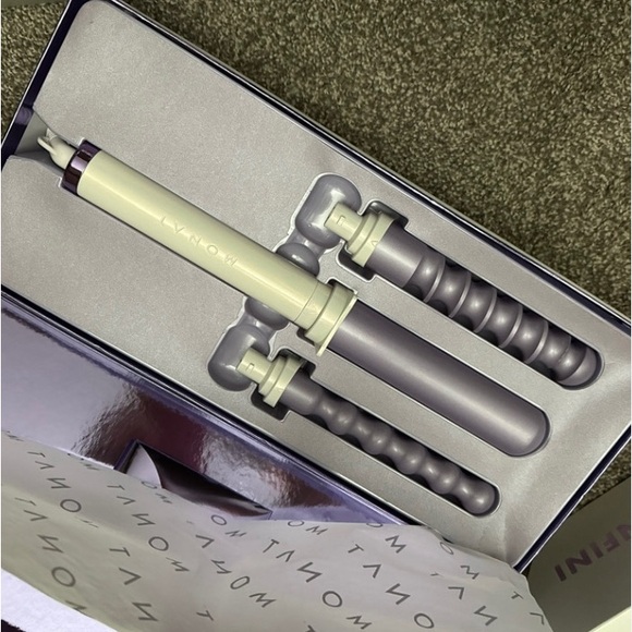 3 barrel curling wand - interchangeable (bubble, spiral, straight). - Picture 1 of 2